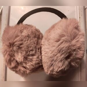 Cozy Faux Fur Earmuffs - Tan